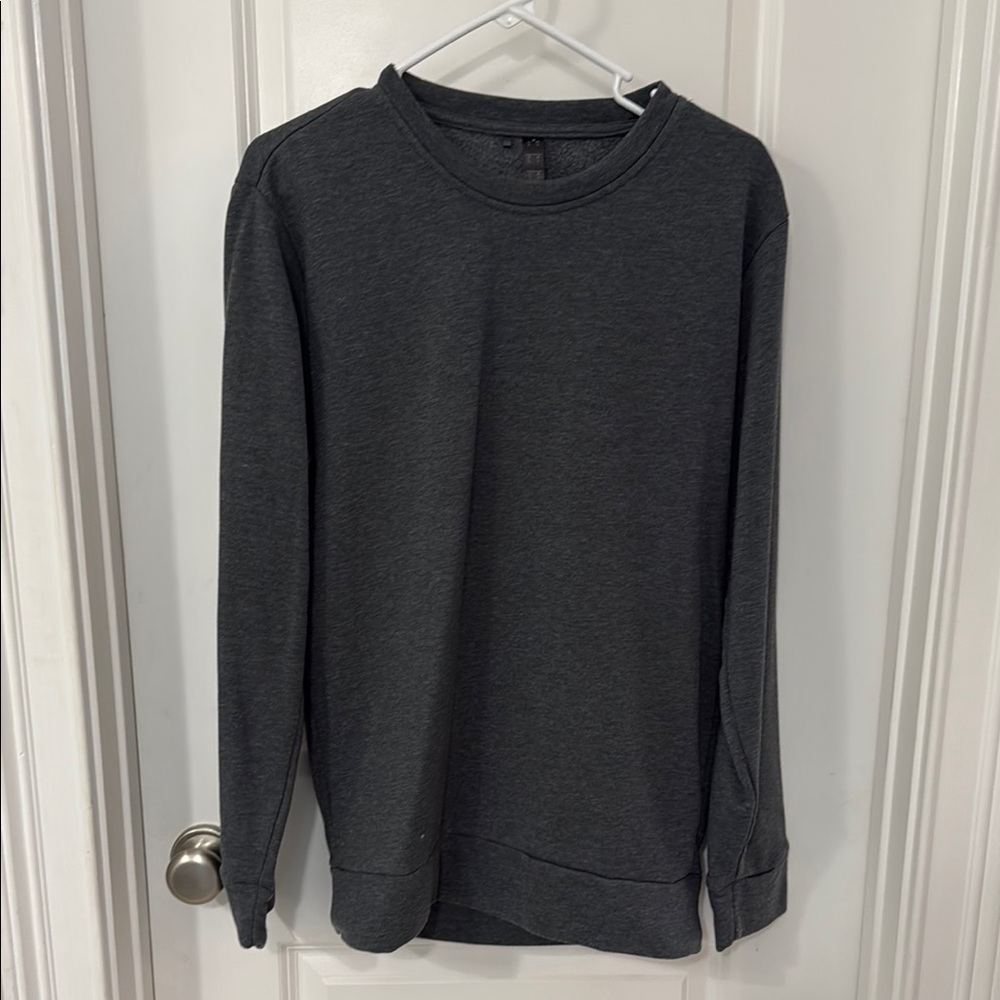 Adidas Gray Crew Neck Sweater Classic Design
